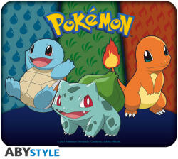 ABYstyle Pokémon - Rugalmas Egérpad - Squirtle, Bulbasaur, Charmander (ABYACC404)