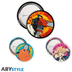 Abysse Chainsaw Man - Kitűző csomag - Denji, Devil, Pochita (ABYACC583)