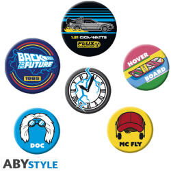 Abysse Back to The Future - Kitűző Pack - Symbols (ABYACC538)