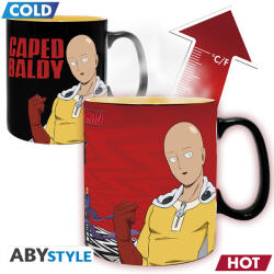 ABYstyle One Punch Man - Hőre változó Bögre - Saitama & Garou - 460 ml (ABYMUGA044)