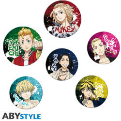 Abysse Tokyo Revengers - Kitűző csomag - Toman Gang (ABYACC515)