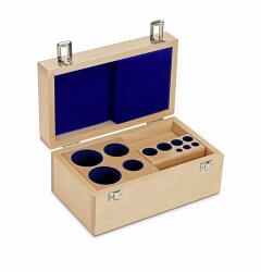 KERN fa doboz 1 mg - 2 kg E1-E2-F1 hengeres kalibráló súlykészlethez 313-070-100 (313-070-100)