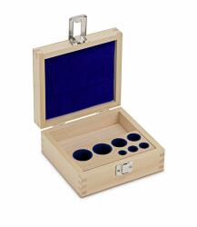 KERN fa doboz 1 mg - 200 g E1-E2 hengeres kalibráló súlykészlethez 313-040-100 (313-040-100)