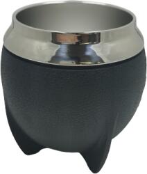 INOX mate tök (Calabaza) Torpedo 280ml - fekete