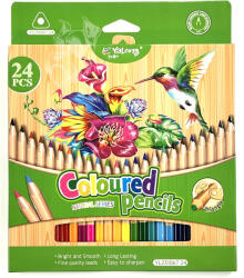 Yalong Stationery Színes ceruza 24 darabos YaLong NATÚR - 231067-24