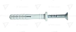 TRACON Diblu cu bătaie+şurub, gri M5×30mm, PA6.6 (TB535)