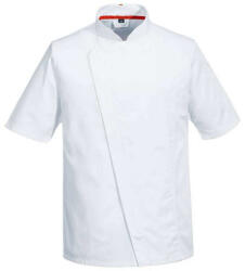 Portwest C739 rövid ujjú szakácskabát szellőző háttal (C739WHRS)