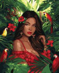 Ideyka Festés számok szerint - Trópusi hercegnő art_selena_ua 40 x 50 cm