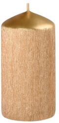 Emocio Karcolt Hullámos 50X100 Gyöngy Arany Gyertya