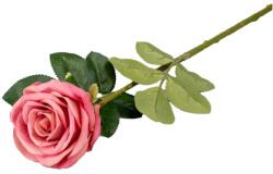  Művirág, Műanyag 600 Rózsa, Rózsaszín