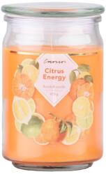 Emocio Üveg 93X142 Mm Üvegtetővel Citrus Energy Illatgyertya