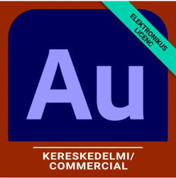 Adobe Audition for teams - Kereskedelmi, Többnyelvű, Új előfizetés, 12 hónap (65304482CA01A12)