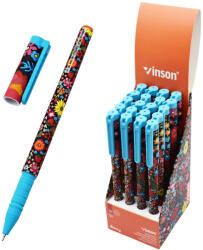 Vinson Golyóstoll kupakos, 0, 7mm Vinson Berry A186 vegyes test displ 20 db/display (A186) - iroda-ellatas