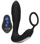 OUCH! E-stim & Vibration Anális Plug Távirányítóval Fekete