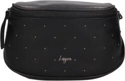 Lagen Balvie női bőr övtáska - fekete