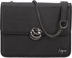 Lagen Női bőr crossbody táska Lagen Pastela - fekete