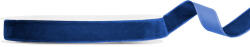  Velúr szalag, sötétkék, 15mm/10m (TW15-074)
