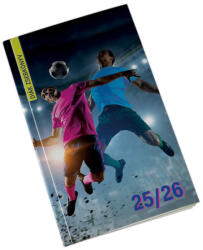 Realsystem Diák zsebkönyv 125mmx205mm, fehér lapokkal 2025/2026 foci Realsystem (5313-64) - officefirst