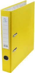 BLUERING Iratrendező A4, 5cm, két oldalt PP borítás, lapraszerelt, Bluering® Premium sárga (IRRST5SLAP) - officefirst