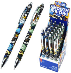 Vinson Golyóstoll nyomógombos 0, 7mm Vinson Journey K62 vegyes test displ 24 db/display (K62) - officefirst