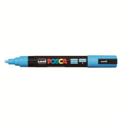 uni Dekormarker 1, 8-2, 5mm, Uni Posca PC-5M világoskék (2UPC5MVK) - officefirst