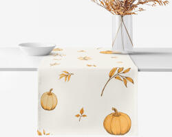 Goldea pamut asztali futó - őszi tökök és levelek 35x140 cm