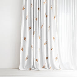 Goldea pamut drapéria - barna őszi levelek 220x150 cm