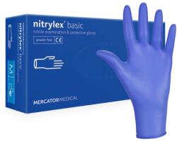 Mercator Medical nitrylex basic nitril kesztyű, sötétkék, 100 db M 100 db Blau