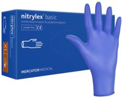 Mercator Medical nitrylex basic nitril kesztyű, sötétkék, 100 db XL 100 db Blau