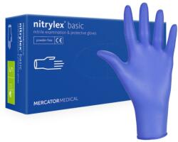 Mercator Medical nitrylex basic nitril kesztyű, sötétkék, 100 db S 100 db Blau