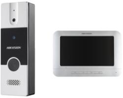 Hikvision Kit videointerfon analogic 7, conectare 4 fire (SGS-DS-KIS202T)