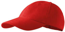 MALFINI® 6P sapka unisex piros állitható