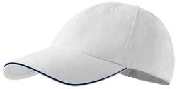 MALFINI® Sandwich 6P sapka unisex fehér állitható