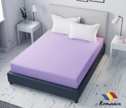  Cearceaf de pat lila cu elastic Evostar bumbac100% ranforce /90x200 cm dimensiune standard