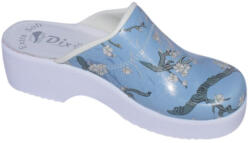 Dijana Saboti medicali anatomici cu platforma , design floral , piele ecologica , culoare gri-02 41