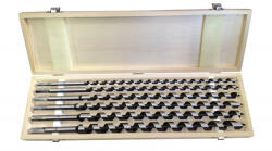 Extol fafúró klt. 6 db, 10-12-14-16-18-20×460mm, csavaros heggyel, hatszög befogás; fa dobozban