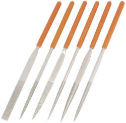  EXTOL PREMIUM tűreszelő klt. gyémántozott; 6db, 4×160×50mm, HRC38-42 szénacél, 100% krómozott