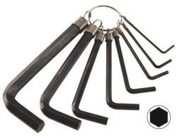  imbuszkulcs klt. ; 8db, (H2-2, 5-3-4-5-6-8-10 mm)