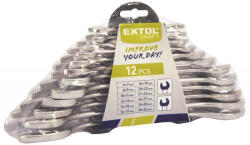 Extol villáskulcs klt. , W. S. , műanyag tartóban; 12db, 6-32mm