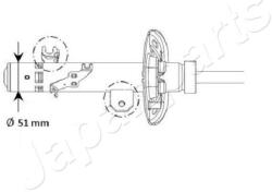 JAPANPARTS amortizor JAPANPARTS MM-01130 (MM-01130)