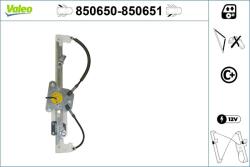 VALEO Mecanism actionare geam VALEO 850650 (850650)