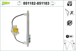 VALEO Mecanism actionare geam VALEO 851182 (851182) - automobilus