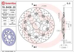 BREMBO Disc frana BREMBO 78B40820 (78B40820) - fixbox