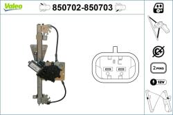 VALEO Mecanism actionare geam VALEO 850702 (850702)