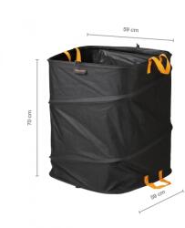 Fiskars Ergo Pop-up kerti gyűjtőzsák L, 219L (1028373) (1028373) - megaplace