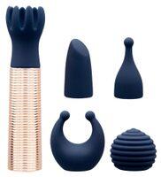 Pillow Talk Set Mini Masaj Pillow Talk Secrets Choices 6 Piese Albastru Marin Auriu Roz Vibrator