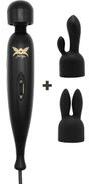 Pixey Turbo Black Edition cu 2 atașamente Vibrator