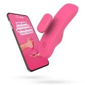 EasyToys EasyConnect Chiloți Vibrator Zara Controlat prin Aplicație Roz
