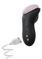 Blush Novelties Temptasia Heartbeat Vibrator pentru Lenjerie cu Telecomandă Negru-Roz
