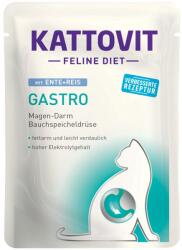 KATTOVIT Gastro tasakos cat 85 g (emésztési problémákra, kacsa, rizs)